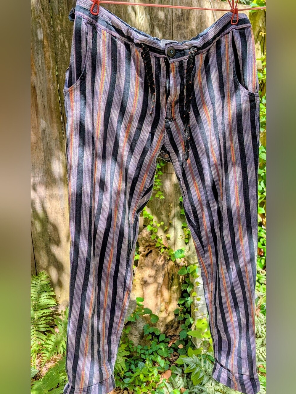 Urban Outfitters Koto Striped Drawstring Pants | Men's M | All Cotton Unisex